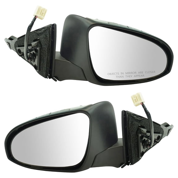 TRQ Mirror Pair LH & RH Sides Heated Power Paint to Match for Toyota Camry MRA09343