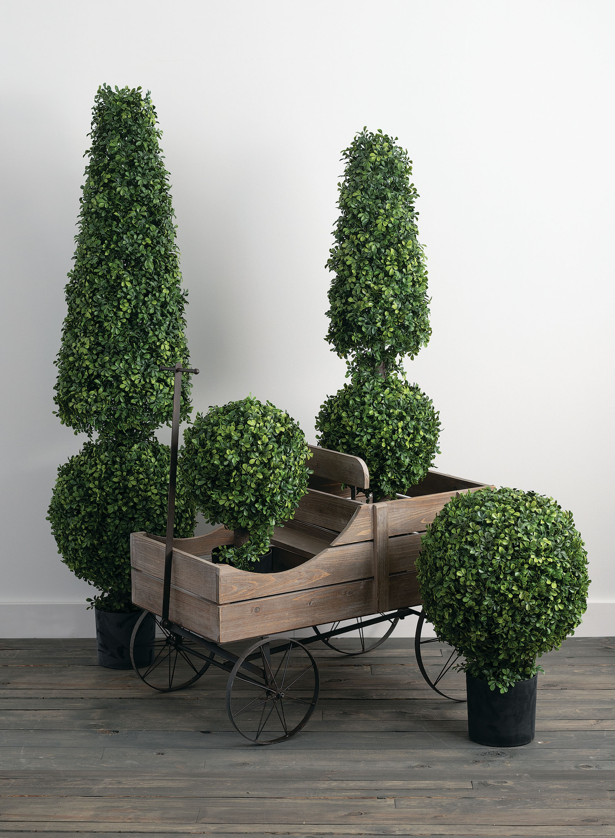 Sullivans Artificial Boxwood Topiary 26.5"H Green