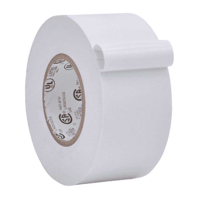 WOD Tape White Electrical Tape General Purpose 1.5 in. x 66 ft. High Temp 