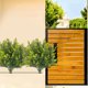 thumbnail image 5 of Árbol de bolas topiario de cedro artificial | Planta de imitación al aire libre con espiga de tierra | Arbusto de plástico verde realista | 25.98 pulgadas de altura | Resistente a los rayos UV |, 5 of 5