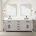 thumbnail image 5 of Harbor 80 in W x 22 in D White Oak Double Bath Vanity and Carrara Marble Top, 5 of 6