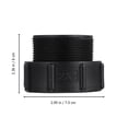 thumbnail image 2 of Luxshiny 1Ud Adaptador De Manguera Para Ibc Con Conexión Segura Y Plástico Resistente Negro, 2 of 4