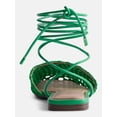 thumbnail image 4 of Free Assembly Women's Woven Wrap Slide Flats, 4 of 6
