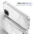 thumbnail image 6 of for iPhone 15 Plus Crystal Clear Case [Anti-Yellowing] Anti-Scratch Transparent Hard Back and Flexible Edge [Military Grade Drop Protection] Shockproof Phone Cover for iPhone 15 Plus, Clear, 6 of 8