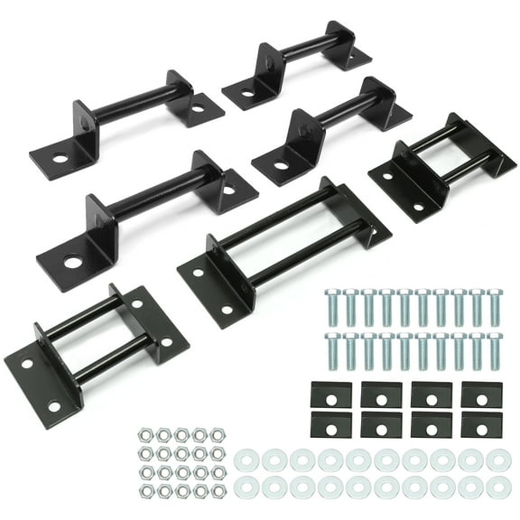 HOWEN 3rd Row Seat Brackets w/ Striker & Bolts kit Compatible with Chevrolet Tahoe Yukon 2000-2014
