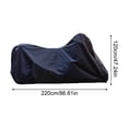 thumbnail image 2 of All-Weather Motorcycle & E-Bike Cover, Heavy Duty Waterproof Anti-Dust UV Protection Outdoor Storage Cover, 2 of 5