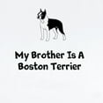 thumbnail image 2 of CafePress - My Brother Is A Boston Terrier Body Suit - Long Sleeve Cotton Baby Bodysuit, 2 of 4