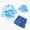 w93# Blue1, variant on Wuxian Baby Boys 3 Piece Swimsuits Rash Guard Raglan Sleeve Striped Cute Cartoon Pattern Long Sleeve Shirts Tops Elastic Waist Shorts Trunks Swimwear Outfits Bathing Suit,Light Purple,12-24 Months