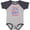 Baseball Heather and Navy, variant on Inktastic Memorial Day Land of the Free Because of the Brave Boys or Girls Baby Bodysuit