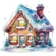 thumbnail image 1 of 5D DIY Kit Cabaña Navidad Del 40x40cm, 1 of 9