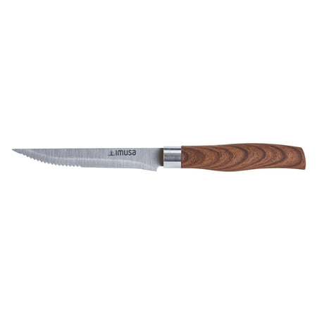 

IMUSA IMU-73056 4.5 Stainless Steel Steak Knife with Woodlook Handle