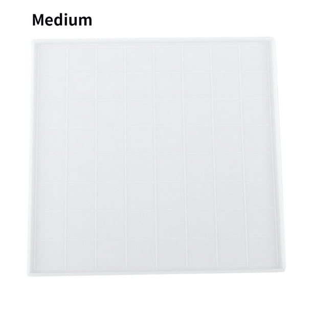 Molde epoxi para tablero de ajedrez, molde de silicona para fundición de tablero de ajedrez, molde para hacer bricolaje, M, molde para tablero de ajedrez 6 Piezas Inevent HA003933-03