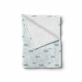 thumbnail image 2 of Cloud Soft Flannel Fleece Throw Blanket, Nursery Concept Tiny Clouds Pouring Raindrops and Droplets, Cozy Plush for Indoor and Outdoor Use, 60" x 80", Baby Blue Blue Grey, by Ambesonne, 2 of 6