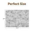 thumbnail image 4 of VUNATE 8'x10' Area Rugs for Living Room Soft Abstract Washable Rug Modern Non-Slip Aesthetic Rugs Neutral Low Pile Carpet Ideal for High Traffic Areas in Bedroom Dining Room Playroom Gray, 4 of 5