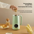 thumbnail image 4 of Multifunctional soymilk maker, automatic nut milk maker, 800ml, 8 functions with self-cleaning, digital display, mint green, 4 of 8