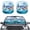 Blue Turtle, variant on Jeiento Pink Butterfly Car Sun Shade for Windshield 2 PCS Auto Sun Shades Foldable Automotive Interior Accessories for Sun Protection Protector Accessories for Car Truck SUV
