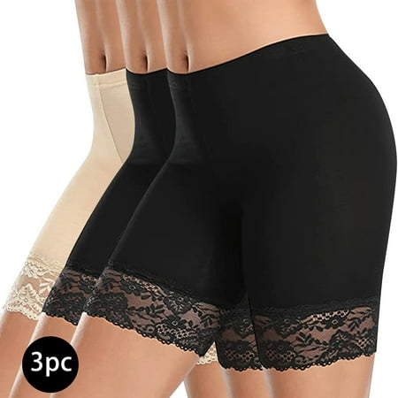 uublik Briefs for Women High Waist Breathable Briefs Soft Underpants Ladies Stretch Panties Womens Boy Shorts Underwear Yellow