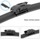 thumbnail image 1 of Limpiaparabrisas Universal para coche, escobillas de goma suave de doble capa, sin marco, 14 ", 16", 19 ", 20", 21 ", 22", 24 ", 26", 1 of 4