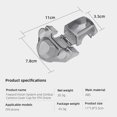 thumbnail image 2 of Tapa de lente de cámara antiarañazos, cubierta protectora anticolisión a prueba de golpes para DJI FPV Drone, funda protectora, accesorios, 2 of 8