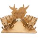 thumbnail image 1 of Adorno De Vela De Recuerdo De Navidad, Portavelas De Madera Diy Para Recordar A Los Seres Queridos, Decoración De Boda Para El Hogar De Vacaciones Cateissary HA038932-00, 1 of 6