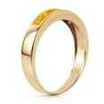 thumbnail image 2 of Galaxy Gold 14k Yellow Gold Ring with Natural Citrines - Size 11, 2 of 2