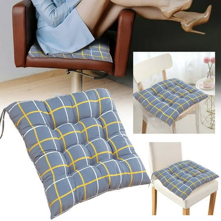 

Sehao Cushion 40cm×40cm Thickened Cotton and Linen Cushion Simple and Breathable Four Seasons Office Student Classroom Chair Cushion Cushion Car Cushion Home & Garden E