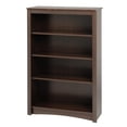 thumbnail image 3 of Home Square 2-Piece Set with 29" 2 Shelf and 48" 4 Shelf Bookcase in Espresso, 3 of 9