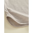 thumbnail image 6 of Bagilaanoe Toddler Baby Girl Boy Summer T-Shirts Casual Solid Color Round Neck Tees Short Sleeve Tops 3M 6M 9M 12M 18M 24M 3T 4T Kids Summer Clothes, 6 of 7