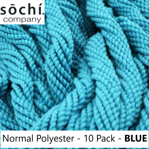 Sochi Company Yo-Yo String - Normal Size Polyester 10 Pack of YoYo String - 1.3 Meters - (Blue)