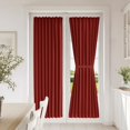 thumbnail image 1 of Cortina Vatge French Door roja 63 x 183 cm, 1 panel, 1 of 9