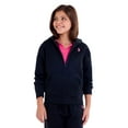 thumbnail image 2 of U.S. Polo Assn. Girls Fleece Zip-Up Hoodie, Sizes 4-18, 2 of 6