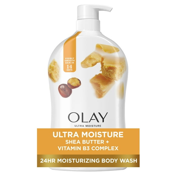 Olay Ultra Moisture Body Wash with Shea Butter, 33 fl oz