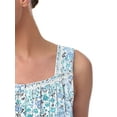 thumbnail image 5 of Aria Sleeveless 100% Cotton Nightgown with Pockets in 36",Women's Sizes XS-5X, 5 of 6