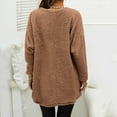 thumbnail image 6 of Womens Oversized Sweatshirts Hoodies Fleece Crew Neck Pullover Sweaters Casual Comfy Fall Fashion Outfits Clothes 2023, 6 of 7