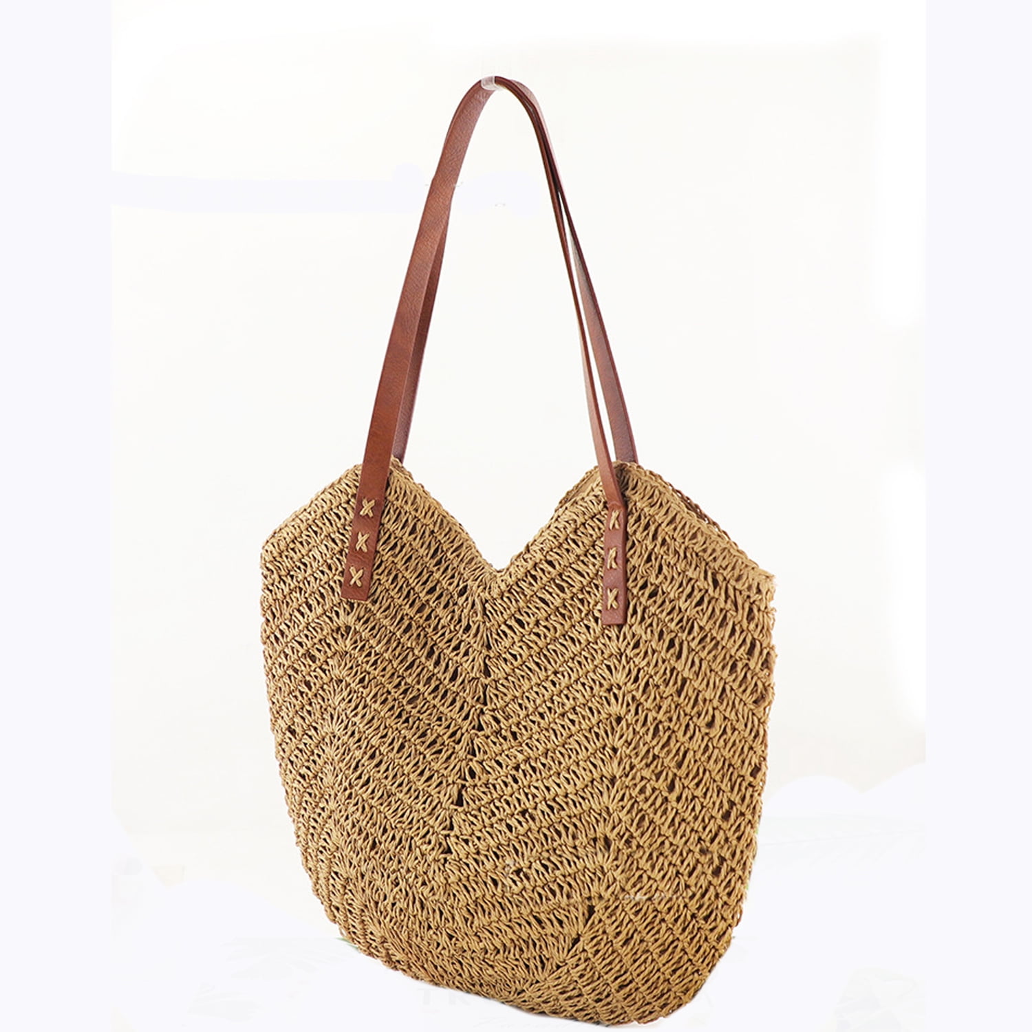 Large Straw Bags Tote Bag Straw Shoulder Bag for Women