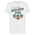 thumbnail image 1 of Come Here, Kitty Kitty! T-Shirt Men -Image by Shutterstock, Male Small, 1 of 2