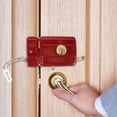 thumbnail image 2 of HEALEEP Door Lock Security Square Slide Bolt for Fences 1Set, 2 of 8