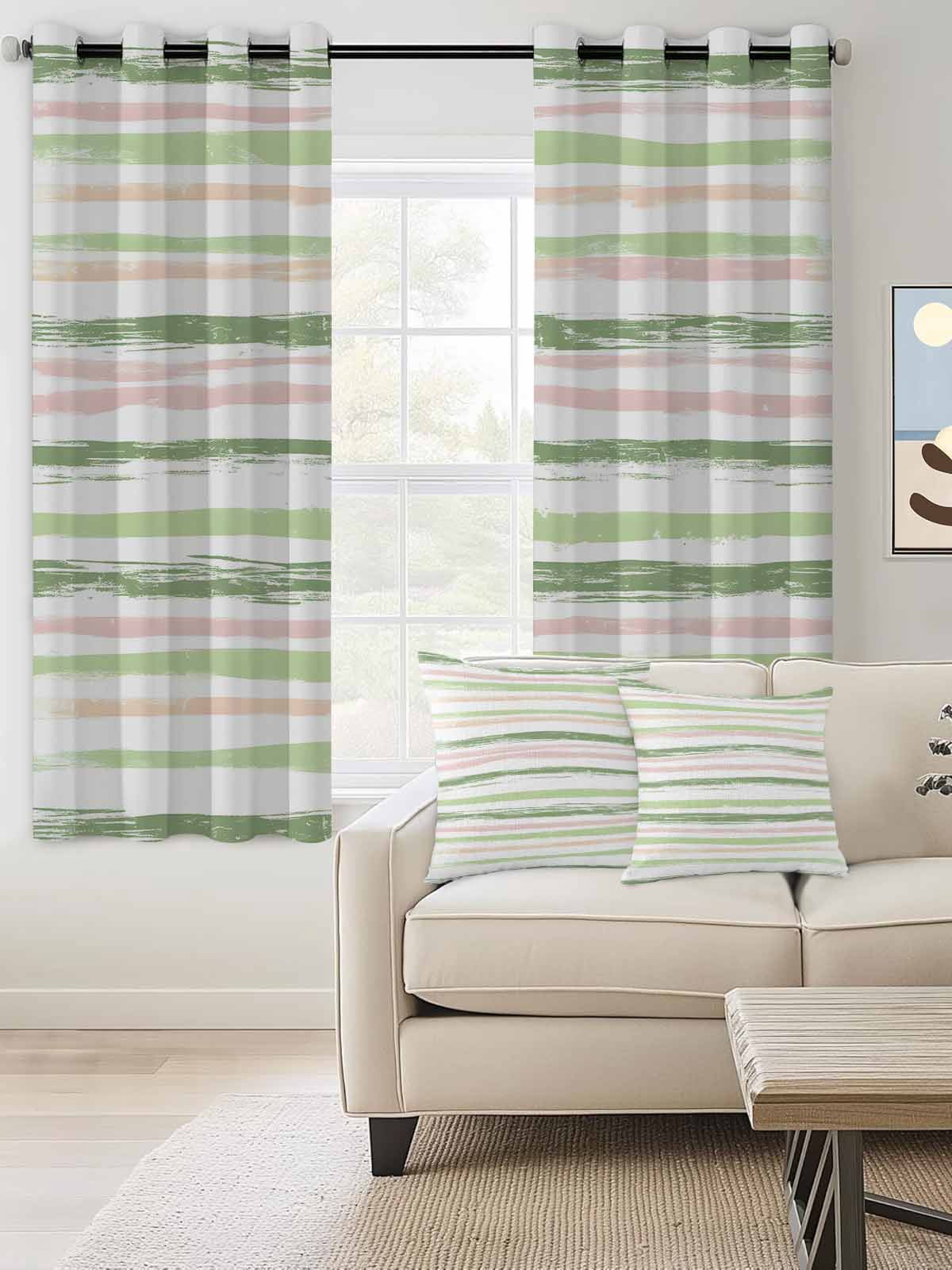 Blackout Curtains 45 Inches Long for Bedroom, Thermal Insulated Room Darkening Black Out Window Curtain Panels Grommet Drapes for Living Room
