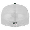thumbnail image 4 of Men's New Era Green Athletics Team Color 59FIFTY Trucker Fitted Hat, 4 of 5