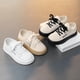 thumbnail image 2 of Zapatillas de deporte para niñas, zapatillas de primavera y otoño para niños, zapatillas blancas de caña baja para niños, zapatos de suela suave para niñas, zapatos casuales de moda, 2 of 6