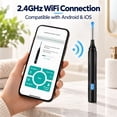 Visual Service Indicator Ear Wax Removal Kit with Camera, 1080P WiFi Ear Cleaner, HD Otoscope ...