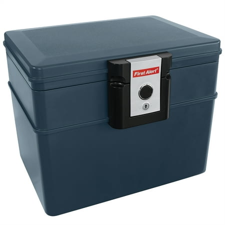 First Alert 2037F 0.62 cu.ft Water and Fire Protector File Chest with Key
