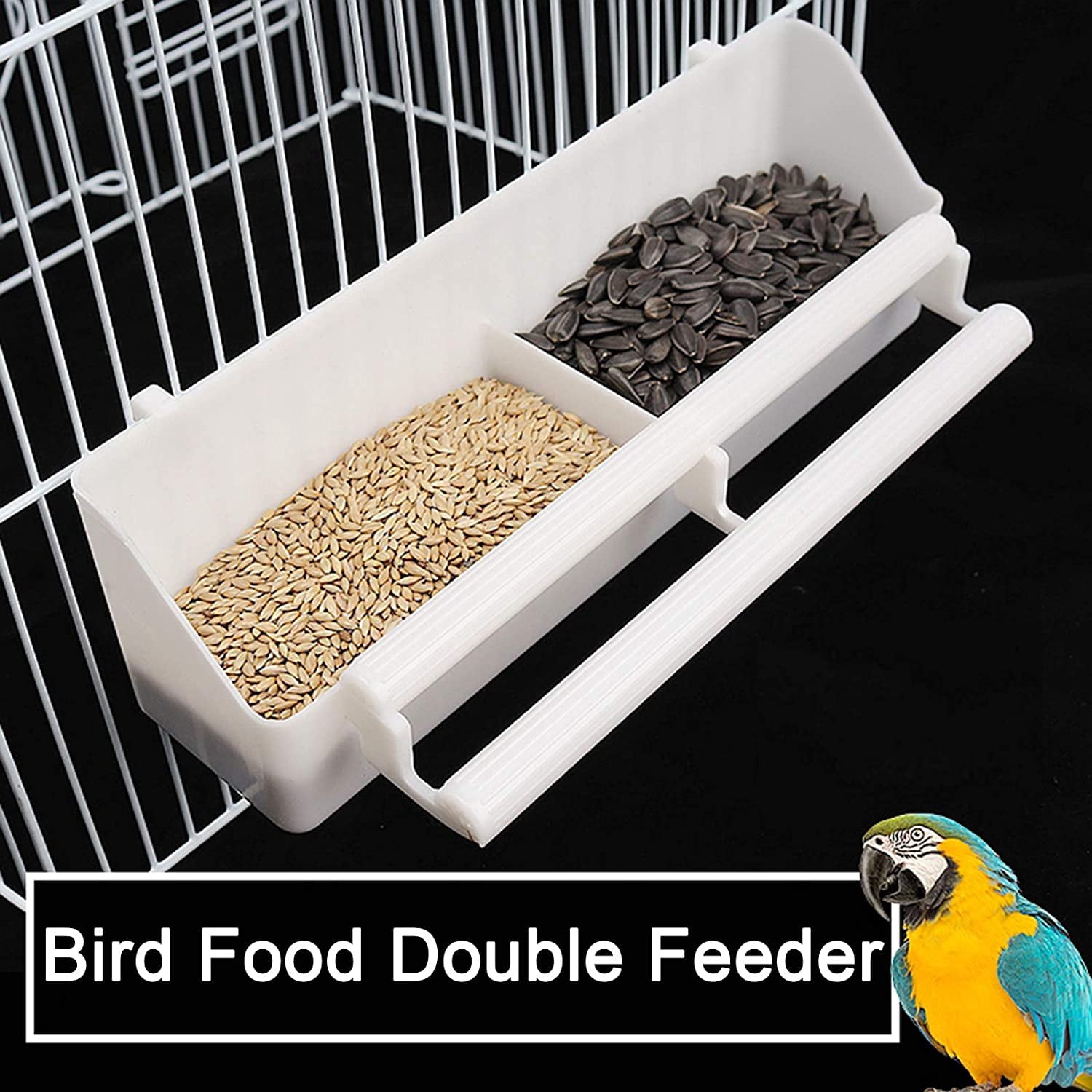 X-LARGE 30.5"x18.5"x52.5"H Bird Flight Parrot Home Rolling Cage Double Large Front Doors Side Doors For Cockatiel African Grey Aviary Budgie