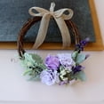 thumbnail image 4 of Artificial Flowers Wreath Door Wreath Wall Decoration Home Hanging Ornament, 4 of 10