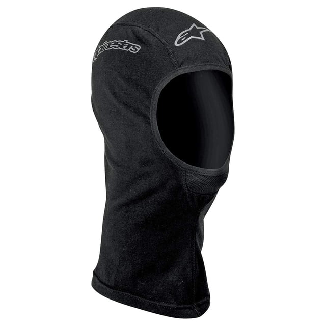 Balaclava Alpinestars Open Face para hombre, color negro