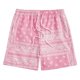 thumbnail image 1 of WILLBEST Pantalones Cortos de Playa de Verano con Estampado de Cachemira y Cintura con Cordón Bohemio para Hombre, 1 of 2