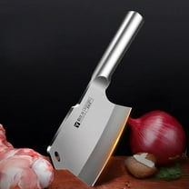 High Grade Thickened Chef Boning Knife. Stainless Steel Commercial High Hardness Kitchen Knife for Home Cooking