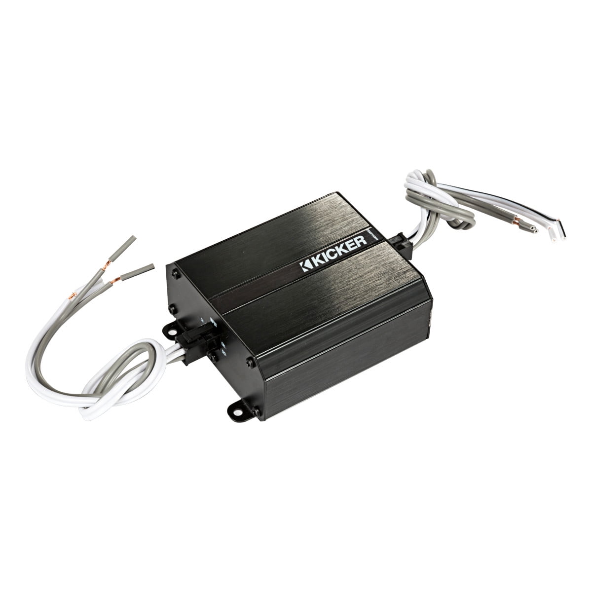 Kicker KISLOAD2 2-Channel Smart-Radio Interface Vehicle Audio Amplifier, Black, 1.15 lb