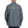 thumbnail image 2 of Habit Men's UPF 40+ Harbor Bay Long Sleeve River Shirt (Stormy Weather, 2XL), 2 of 3