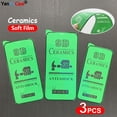 thumbnail image 1 of 3 uds 9D película protectora de cerámica antigolpes para iPhone 14 13 12 Mini 11 Pro XR XS Max 8 7 Plus Protector de pantalla de cubierta completa en 14 Tan Jianjun unisex, 1 of 1